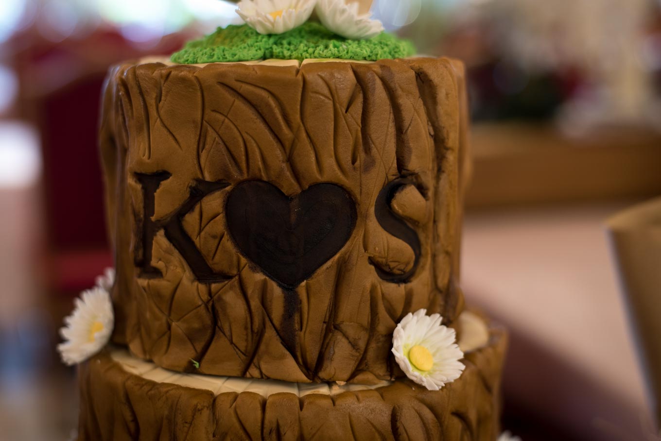 Hochzeitstorte Holz Wooden Wedding Cake-2
