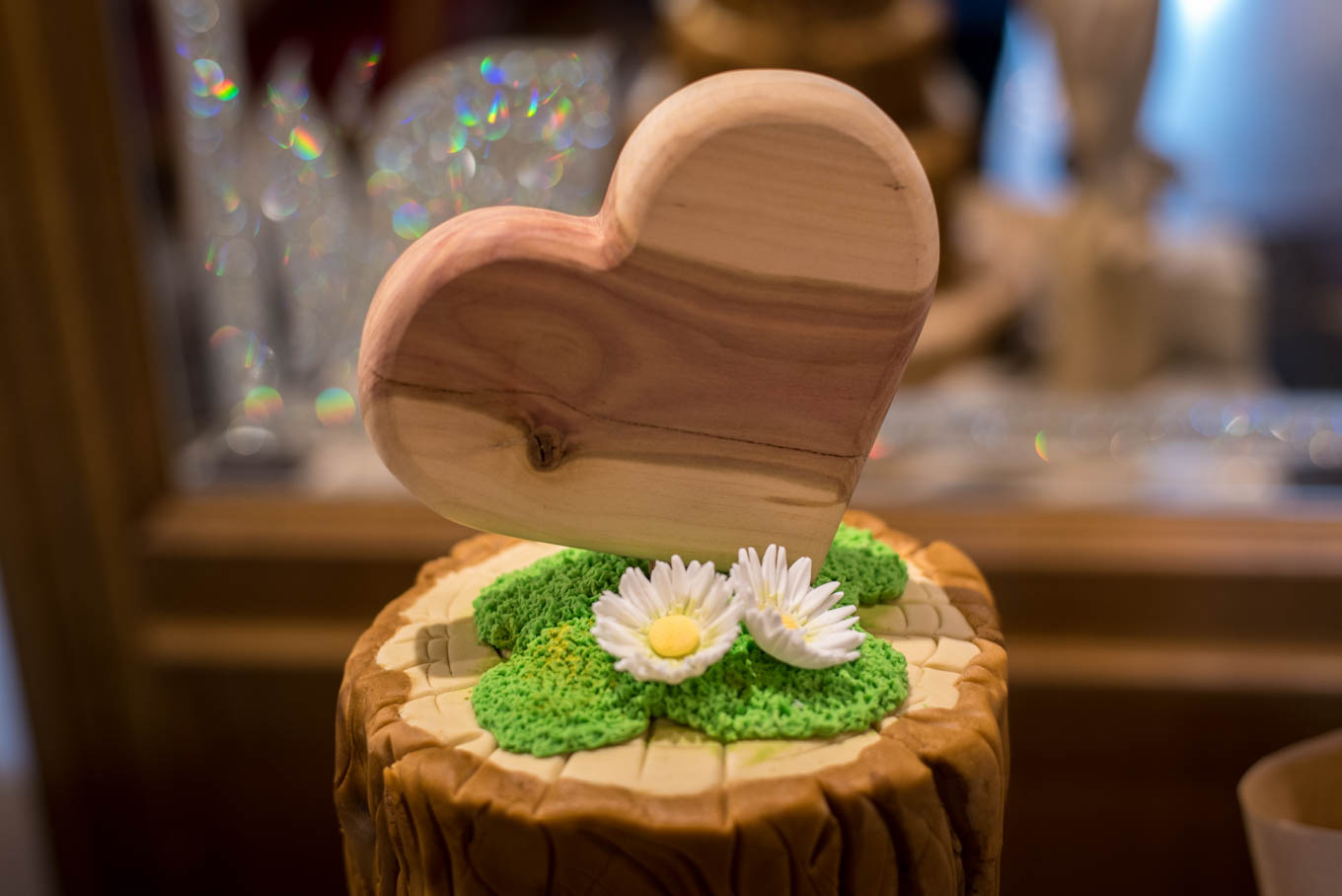 Hochzeitstorte Holz Wooden Wedding Cake-3