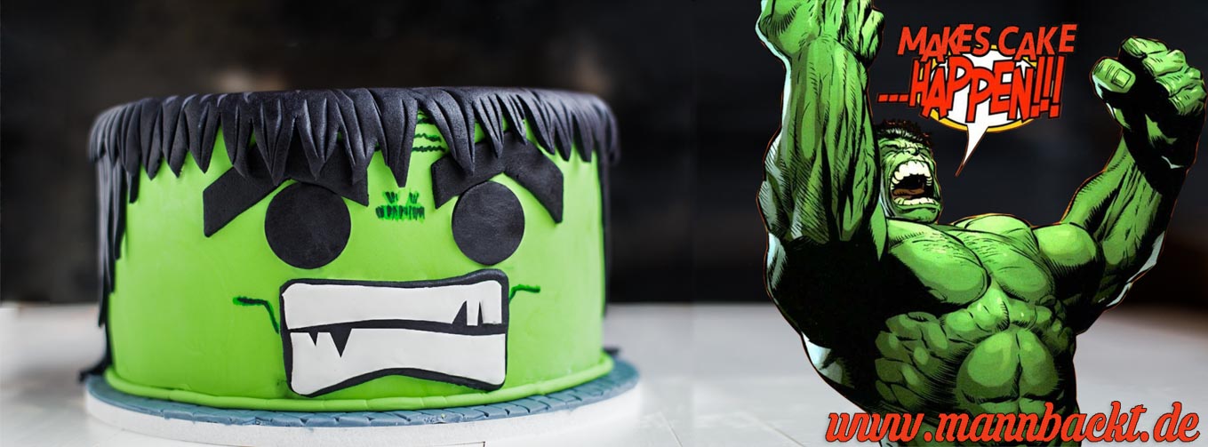 Hulk Avengers Cake-2