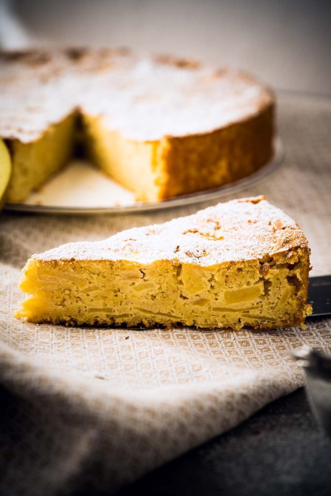 Couscous Topfen Apfel Kuchen