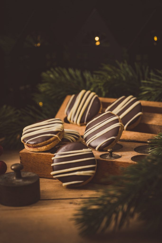 Brabanter Krapferl - fruchtig, schokoladige Weihnachtskekse