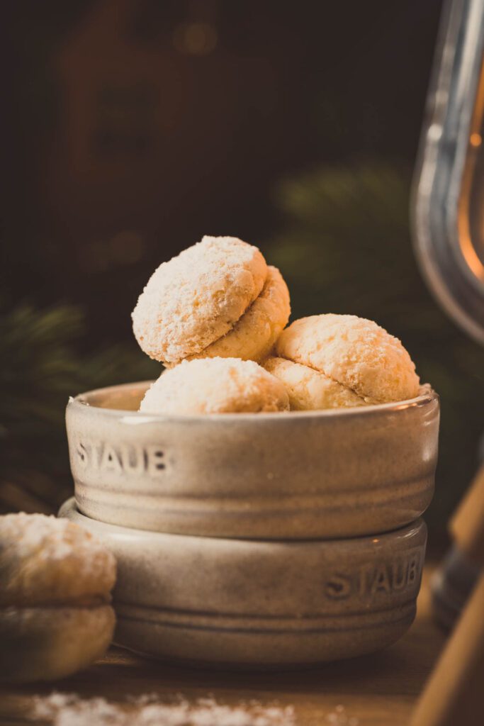 Schneebälle - glutenfreie Weihnachtskekse