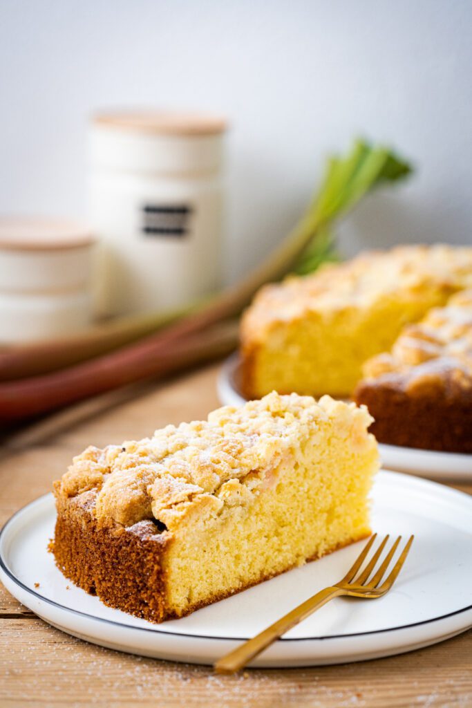 Rhabarber Streuselkuchen